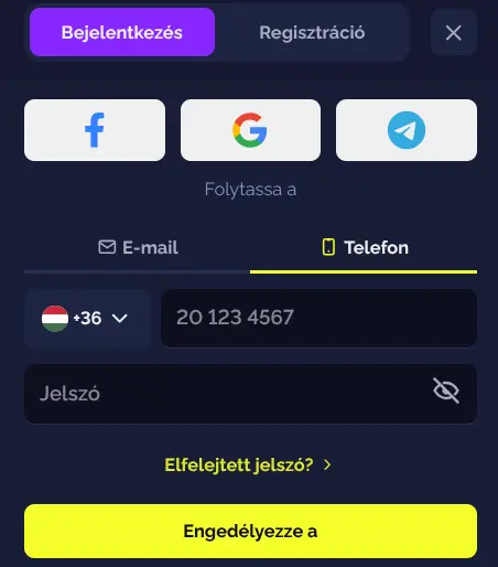 Goldbet Casino bejelentkezési oldal